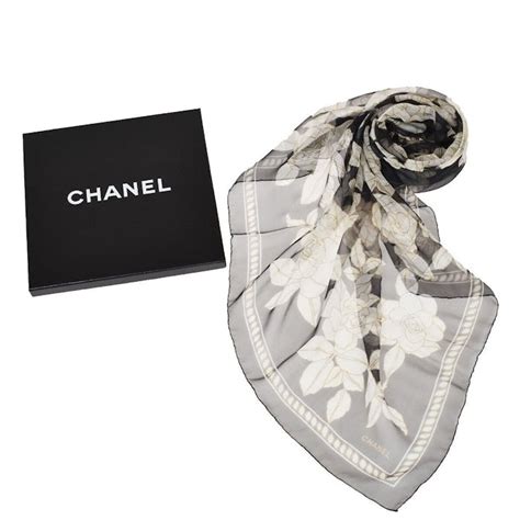 camellia scarf chanel size|Chanel Camellia Scarf .